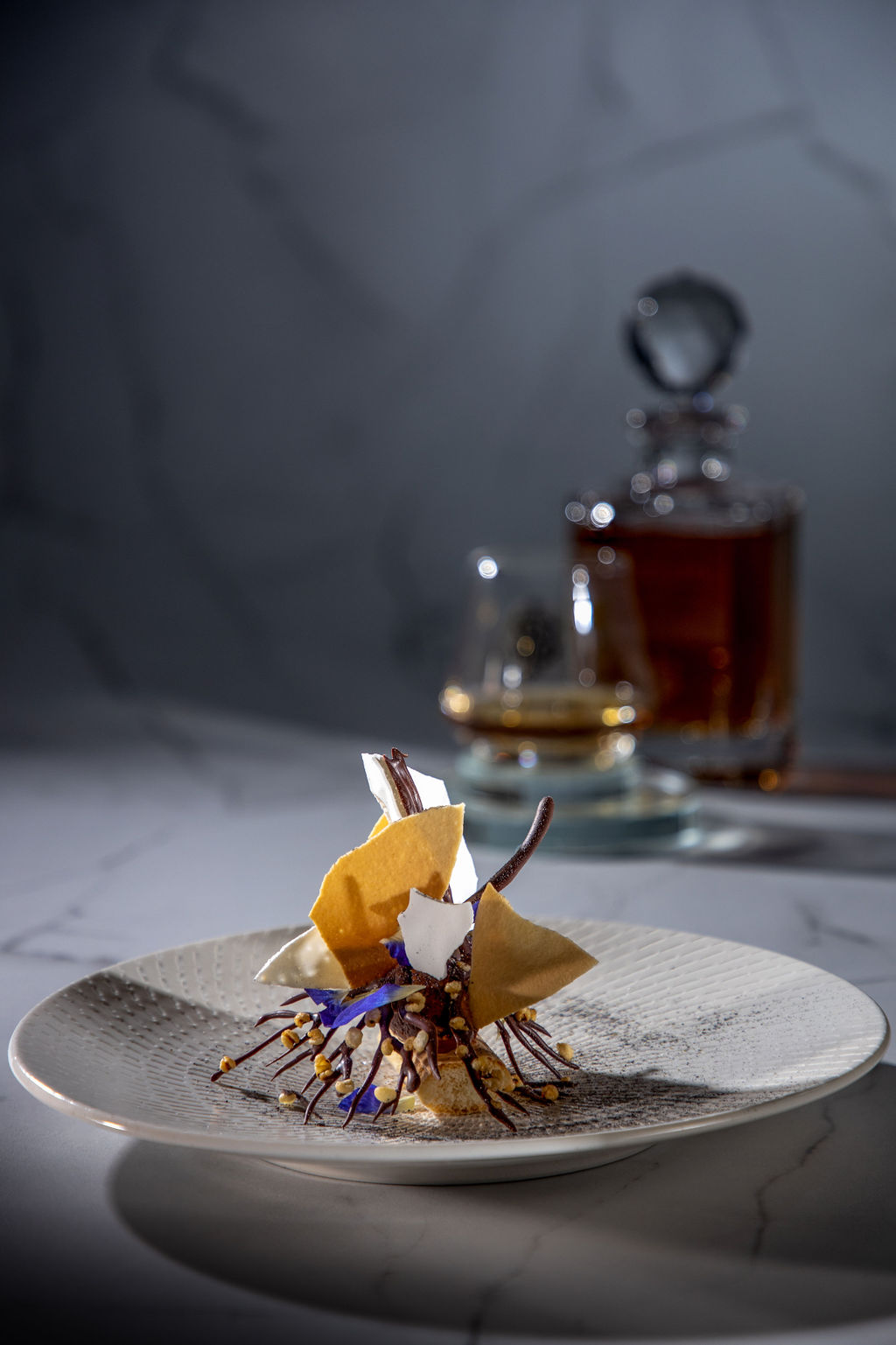 The Plate Johnnie Walker Blue Label — Malaysian terroir held still on a single plate.