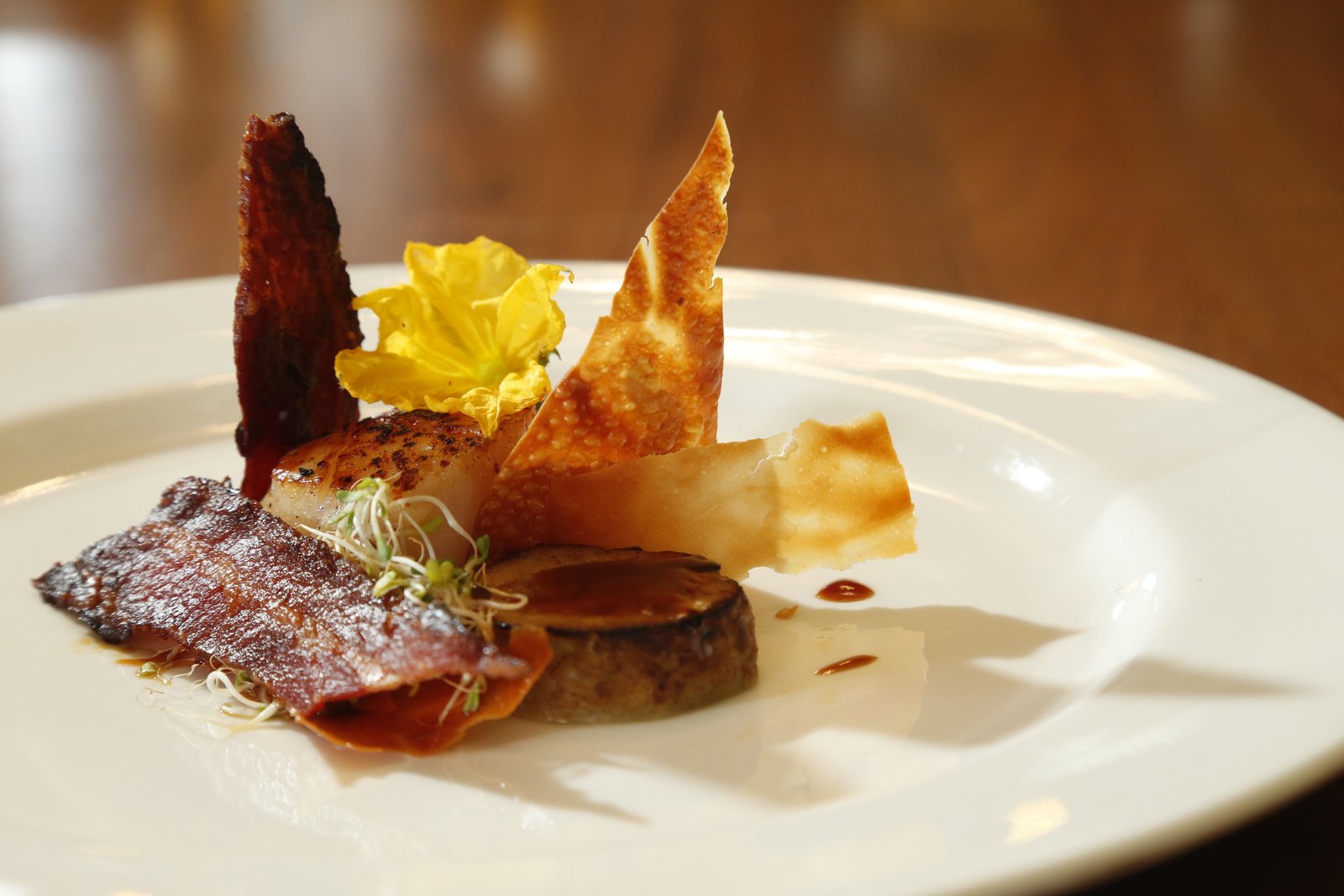 Hennessy 250 - scallop and monkfish foie