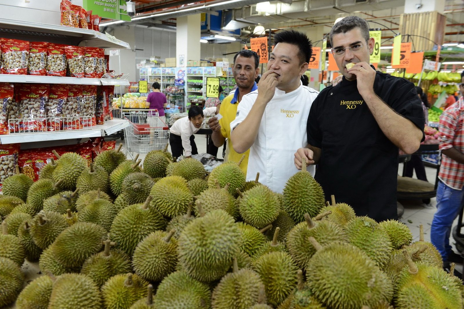 Accursio Craparo and James Won — the durian moment, Kuala Lumpur 2014