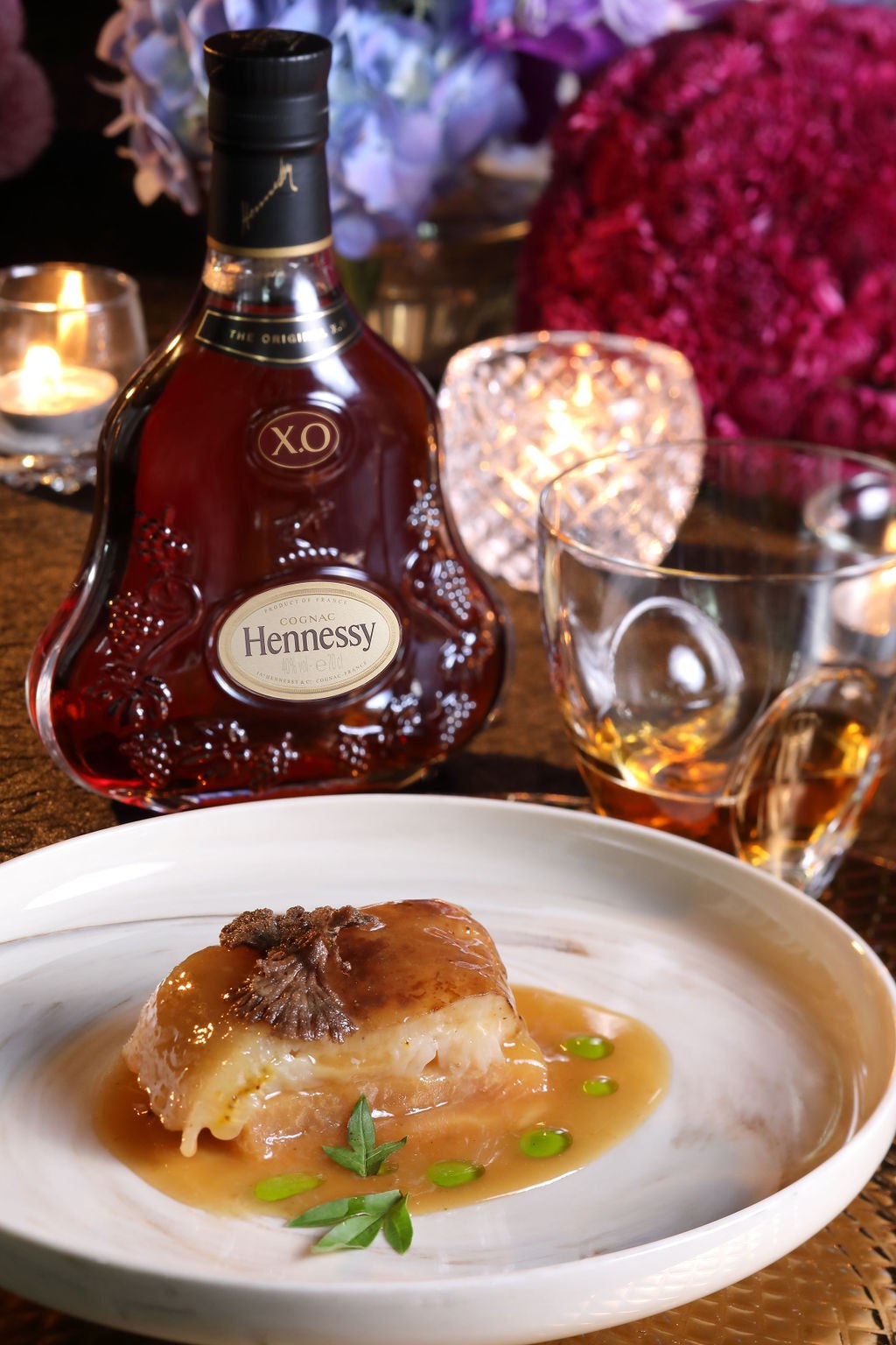 From the seven-course Hennessy Odyssey — a Sabah-led course