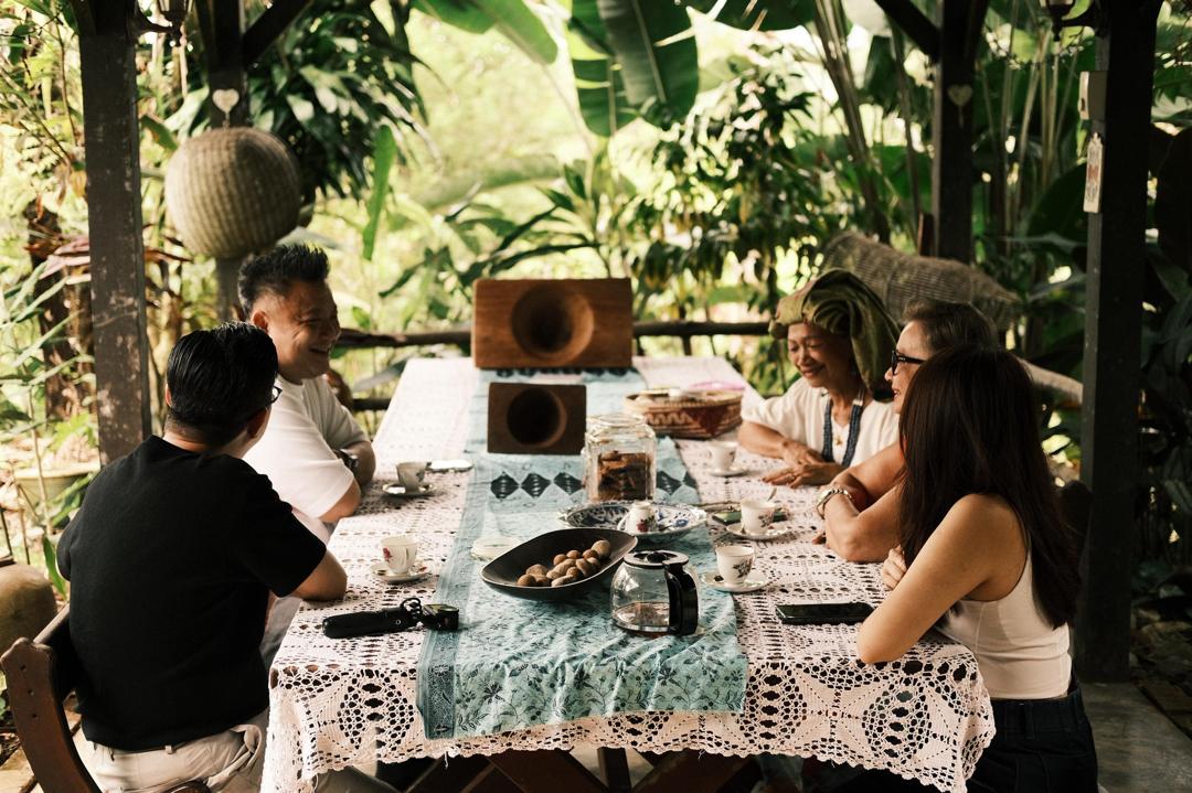 From the field — gathering with elders of the indigenous communities of Sarawak.