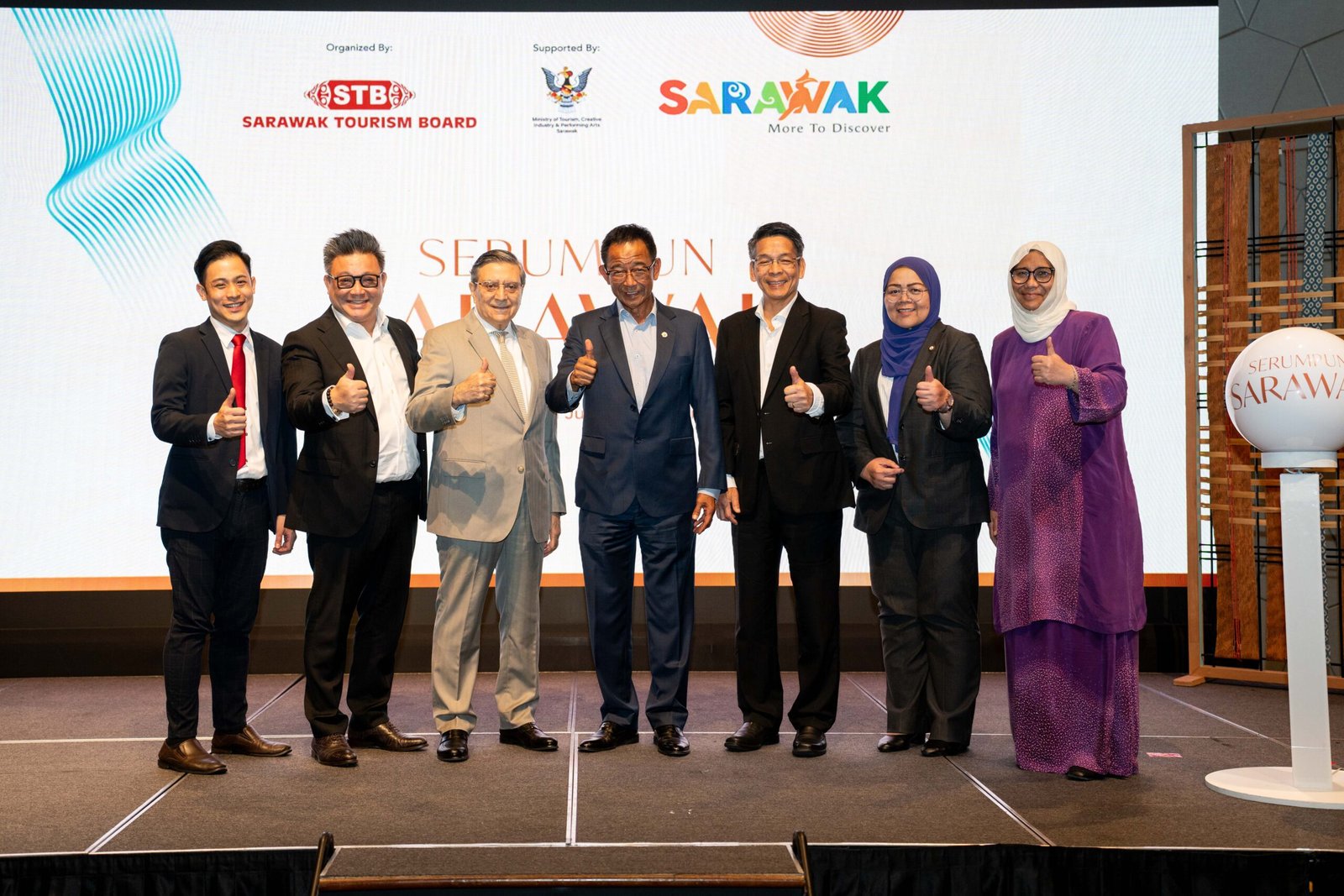 The official launch of Serumpun Sarawak in Kuching, July 2025.